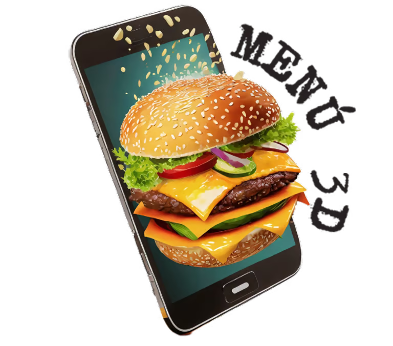 Logo Mi Menú 3D - menús digitales e interactivos para restaurantes
